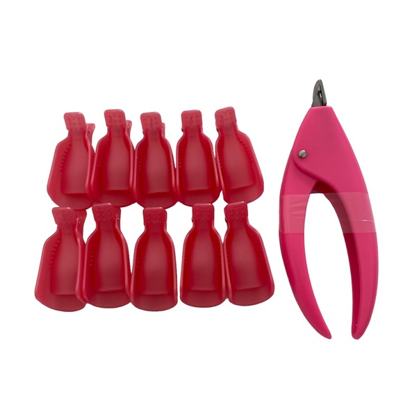 Soak Off Gel Nail Removal Clips and Acrylic Nail Clipper for Artificial Nail - Picture 2 of 4